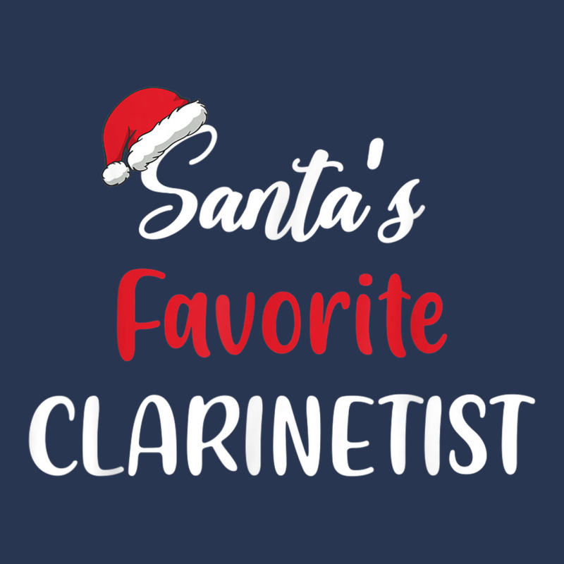 Santas Favorite Clarinetist Gift Christmas Clarinet Funny Men Denim Jacket | Artistshot