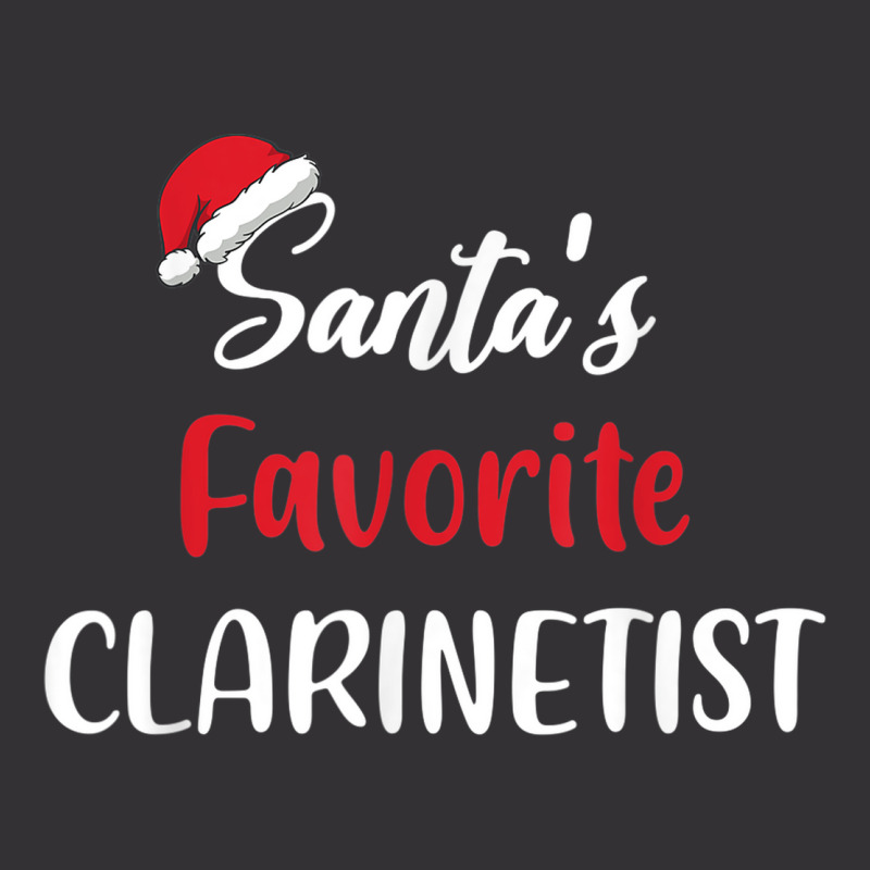 Santas Favorite Clarinetist Gift Christmas Clarinet Funny Vintage Hoodie And Short Set | Artistshot