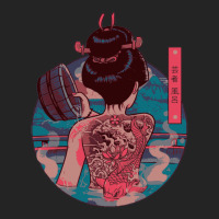 Geisha Bath 3/4 Sleeve Shirt | Artistshot