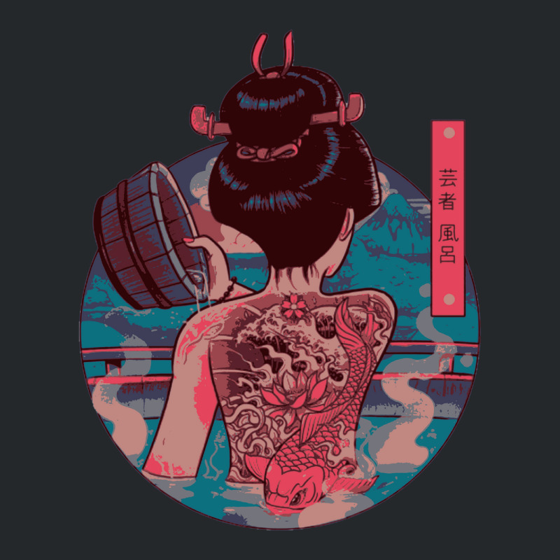 Geisha Bath Crewneck Sweatshirt | Artistshot