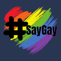 Say Gay Hashtag Lgbt Pride Florida Is Gay Men Denim Jacket | Artistshot