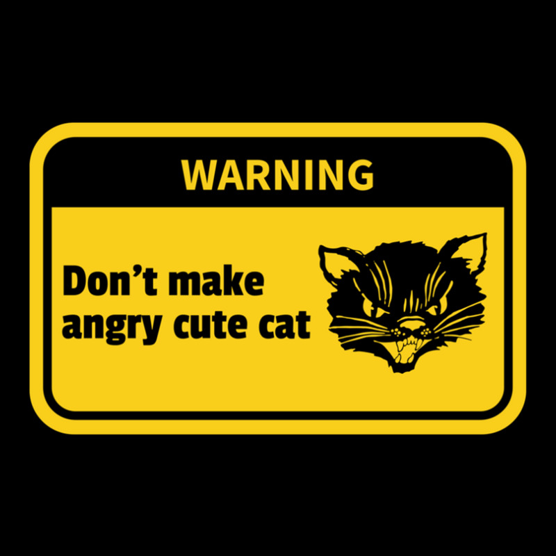 Warning Don't Make Angry Cute Cat Funny V-neck Tee | Artistshot