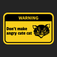 Warning Don't Make Angry Cute Cat Funny 3/4 Sleeve Shirt | Artistshot