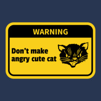 Warning Don't Make Angry Cute Cat Funny Men Denim Jacket | Artistshot