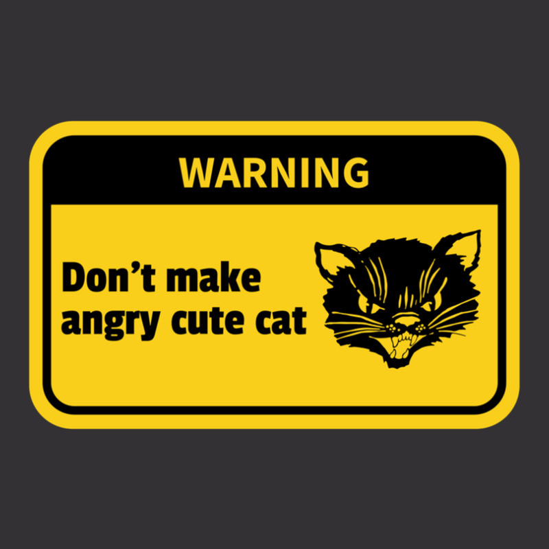 Warning Don't Make Angry Cute Cat Funny Vintage Short | Artistshot