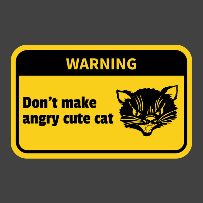 Warning Don't Make Angry Cute Cat Funny Vintage T-shirt | Artistshot