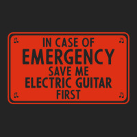 In Case Of Emergency Save Me Electric Guitar First 3/4 Sleeve Shirt | Artistshot