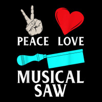 Peace Love Musical Saw Music Instrument Musical Saw Player Fleece Short | Artistshot