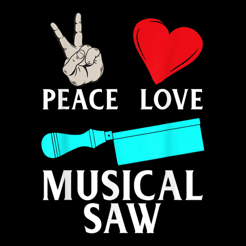 Peace Love Musical Saw Music Instrument Musical Saw Player Fleece Short by Uniform | Artistshot