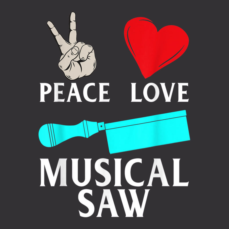 Peace Love Musical Saw Music Instrument Musical Saw Player Vintage Hoodie And Short Set by Uniform | Artistshot