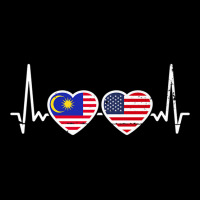 Malaysia Usa Heartbeat Malaysian American Flag Premium T Shirt Adjustable Cap | Artistshot