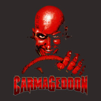 Carmageddon Retro Race Game Fan Print With Text Racerback Tank | Artistshot