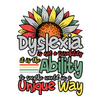 Dyslexia Is Not A Disability   Dyslexia Awareness Day Long Sleeve T Sh Crewneck Sweatshirt | Artistshot