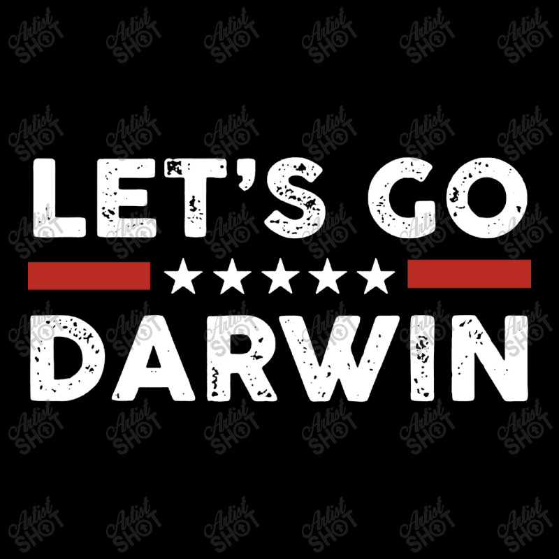 Lets Go Darwin Us Flag Vintage Maternity Scoop Neck T-shirt by hani shop | Artistshot