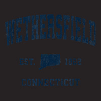 Wethersfield Connecticut Ct Vintage Athletic Navy Sports Des T Shirt Vintage Cap | Artistshot