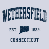 Wethersfield Connecticut Ct Vintage Athletic Navy Sports Des T Shirt Fleece Short | Artistshot