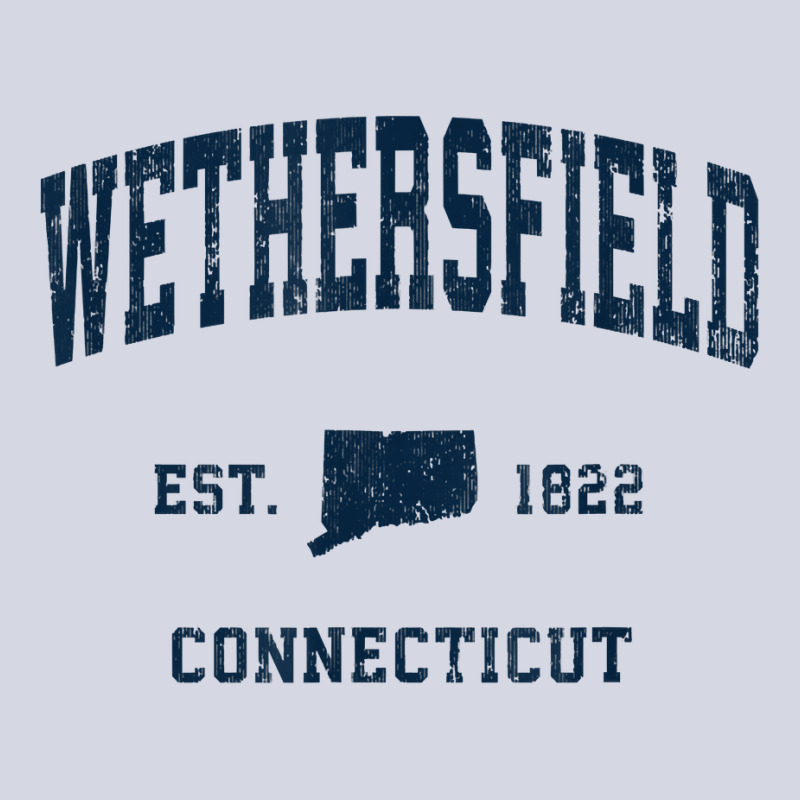 Wethersfield Connecticut Ct Vintage Athletic Navy Sports Des T Shirt Fleece Short by phillidarsz | Artistshot