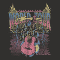 Rock & Roll Free Spirit World Tour Guitar Fire Wings Thunder Champion Hoodie | Artistshot