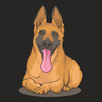 Belgian Shepherd Malinois T  Shirt Belgian Malinois Shepherd Dog Gift Ladies Fitted T-shirt | Artistshot