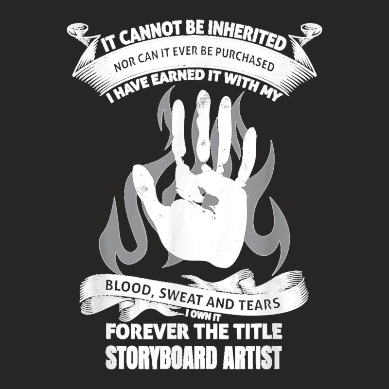 Blood Sweat And Tears Storyboard Artist Ladies Fitted T-Shirt by cm-arts | Artistshot