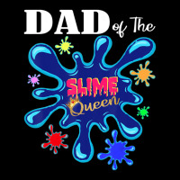 Slime Father Matching Birthday Party Dad Of The Slime Queen Women's V-neck T-shirt | Artistshot