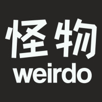 Weirdo In Kanji (japanese Letters) Pullover Hoodie Ladies Fitted T-shirt | Artistshot