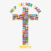 National Hispanic Heritage Month Christian Cross Flags Trend Ladies Fitted T-shirt | Artistshot