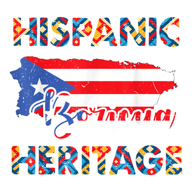 National Hispanic Heritage Month Puerto Rico 3/4 Sleeve Shirt by JENNYKISS | Artistshot