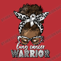 Lung Cancer Warrior Afro Messy Bun T-shirt | Artistshot