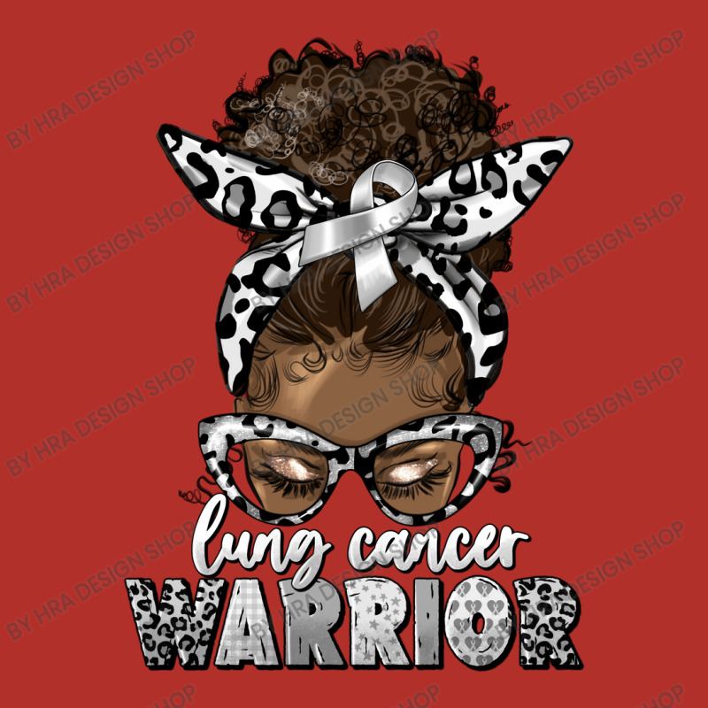 Lung Cancer Warrior Afro Messy Bun Unisex Hoodie | Artistshot