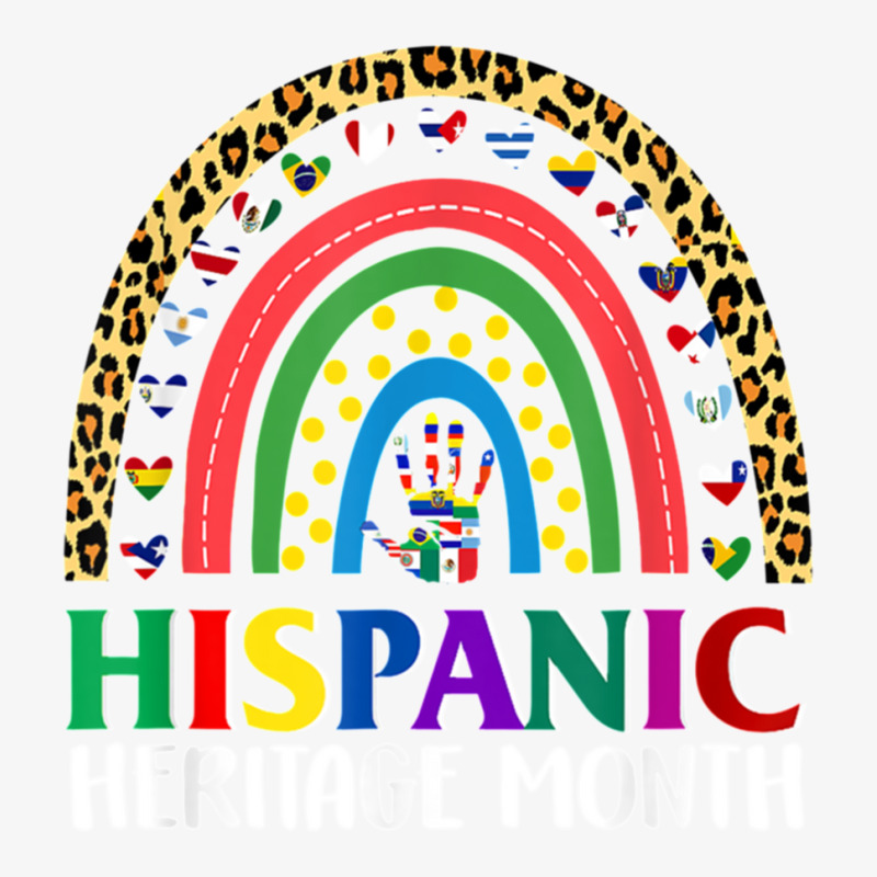 National Hispanic Heritage Month Rainbow All Countries Flags-hispanic  Ladies Fitted T-Shirt by JENNYKISS | Artistshot