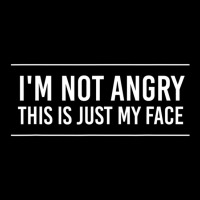 I'm Not Angry This Is Just My Face Fleece Short | Artistshot