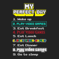 My Perfect Day Play Video Games Gamer Backpack | Artistshot