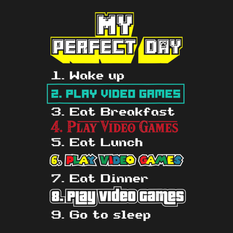 My Perfect Day Play Video Games Gamer Hoodie & Jogger Set | Artistshot