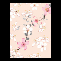 Seamless Pattern Pink Wild Flowers Isolated Pastel Zipper Hoodie | Artistshot