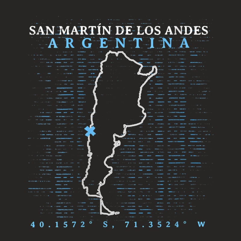 Womens Argentina San Martín De Los Andes V Neck T Shirt Ladies Fitted T-Shirt by cm-arts | Artistshot