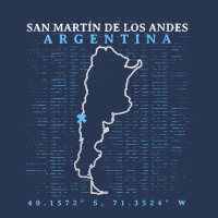 Womens Argentina San Martín De Los Andes V Neck T Shirt Ladies Denim Jacket | Artistshot