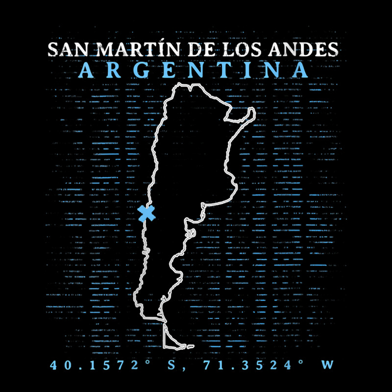 Womens Argentina San Martín De Los Andes V Neck T Shirt Maternity Scoop Neck T-shirt by cm-arts | Artistshot