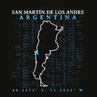 Womens Argentina San Martín De Los Andes V Neck T Shirt Scorecard Crop Tee | Artistshot