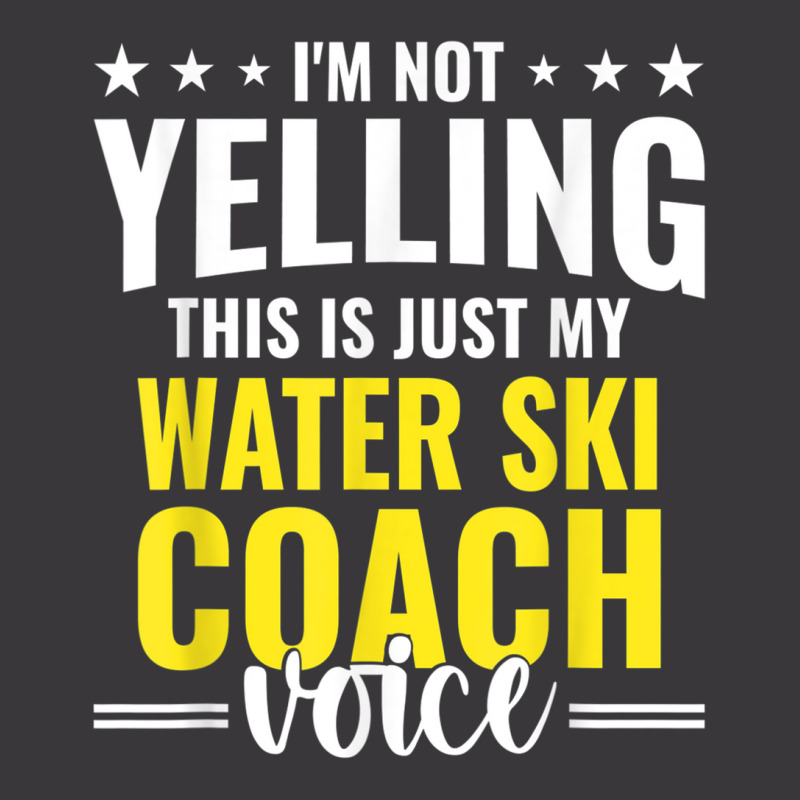 Not Yelling Water Ski Coach Voice Water Ski Coach Humor T Shirt Ladies Curvy T-Shirt by cm-arts | Artistshot