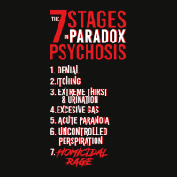 Umbrella Academy 2 The 7 Stages In Paradox Psychosis (black) Gift Scorecard Crop Tee | Artistshot