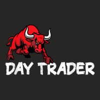 Stock Market Bull Broker Tshirt Gift Day Trader T Shirt Ladies Fitted T-shirt | Artistshot