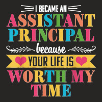 Assistant Principal Cute Appreciation Back To School Gift Ladies Fitted T-shirt | Artistshot