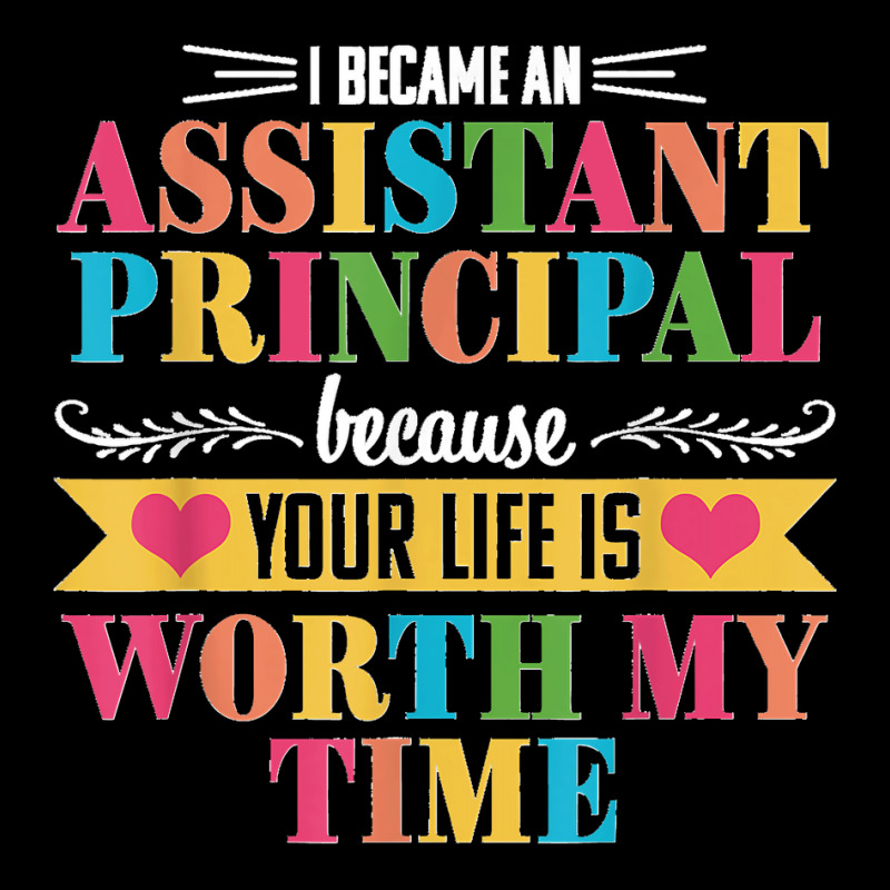 Assistant Principal Cute Appreciation Back To School Gift Maternity Scoop Neck T-shirt by ROGERWILLIAMWARD | Artistshot