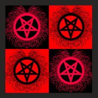 Black Metal Pentagramsblack Amp Red Ladies Fitted T-shirt | Artistshot