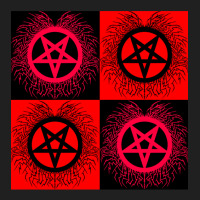 Black Metal Pentagramsblack Amp Red Ladies Polo Shirt | Artistshot