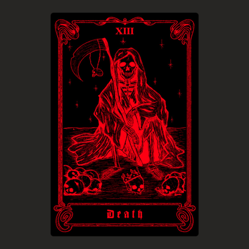 Death Xiii  Tarot Grim Reaper Ladies Fitted T-Shirt by SEANMCDONOUGH | Artistshot