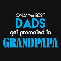 Only The Best Dads Get Promoted To Grandpapa Throw Pillow | Artistshot