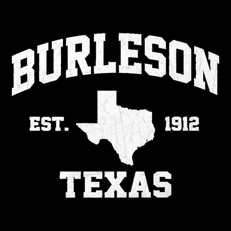 Burleson Texas Tx Vintage State Athletic Style Premium Zipper Hoodie by kevinnichols | Artistshot