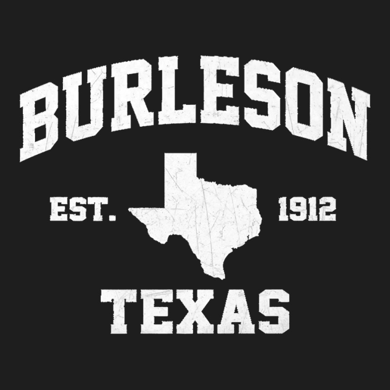 Burleson Texas Tx Vintage State Athletic Style Premium Classic T-shirt by kevinnichols | Artistshot